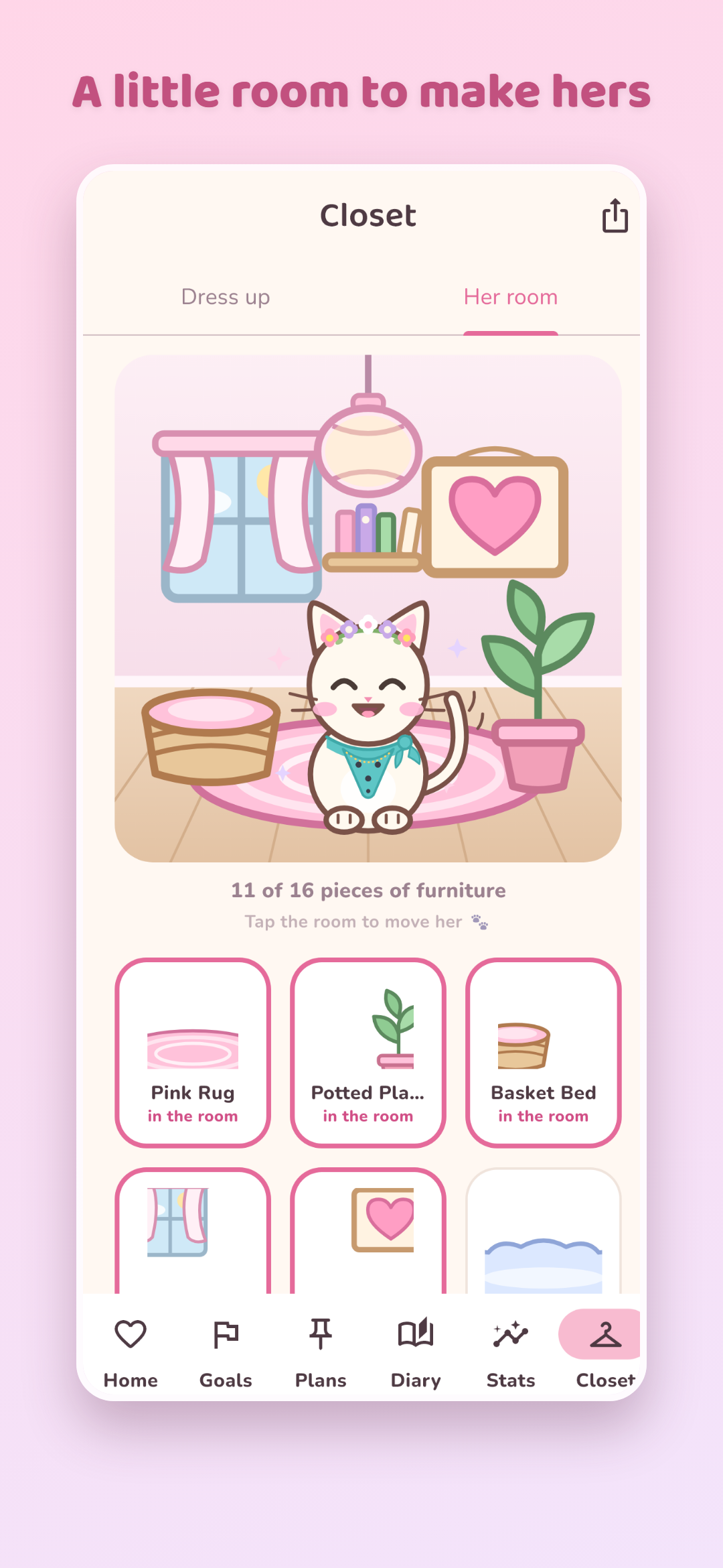 The cat's room